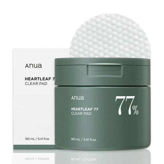 Anua Heartleaf 77 Clear Pad Sheets - Pha Dead Skin Care Low Ph Daily Toner Pad - Korean Skincare