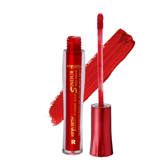 Keya Seth Aromatherapy 100% Natural Liquid Sindoor - Red