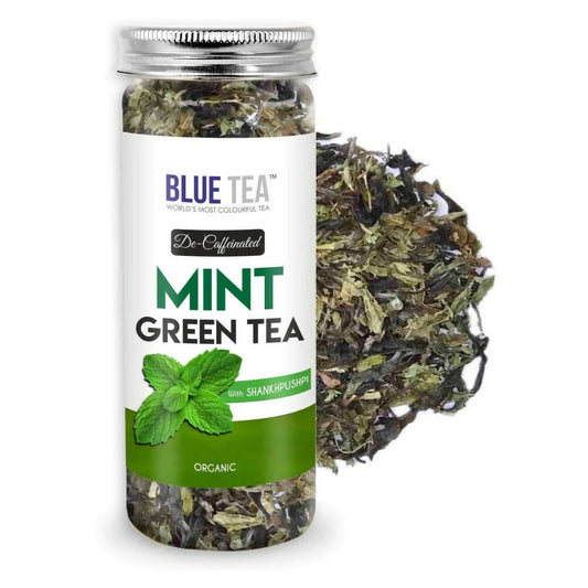 Buy Blue Tea Organic Mint Green Tea with Shankhpushpi from DrMediCart