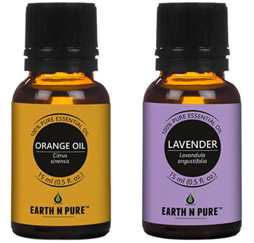 Earth N Pure Lavender & Orange Essential Oils