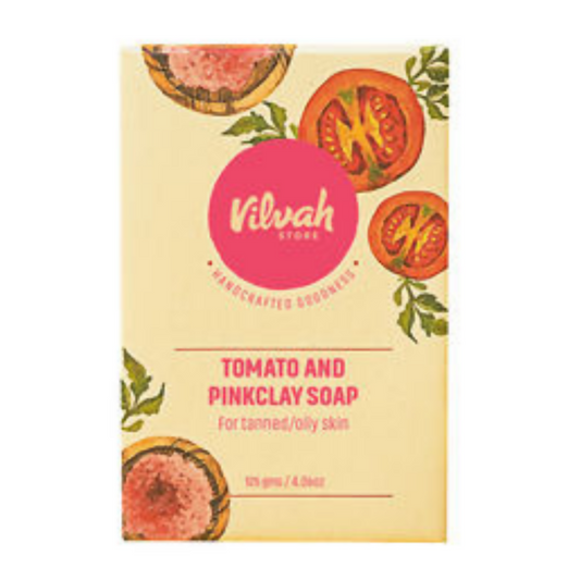 Vilvah Store Tomato & Pinkclay Soap