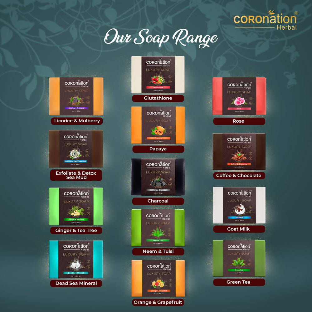 Coronation Herbal Activated Charcoal Luxury Soap