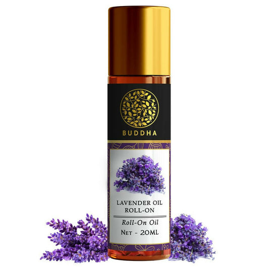 Buddha Natural Lavender Therapeutic Roll-On - For Stress Relief, Headaches, & Insomnia Deodorant Roll-on
