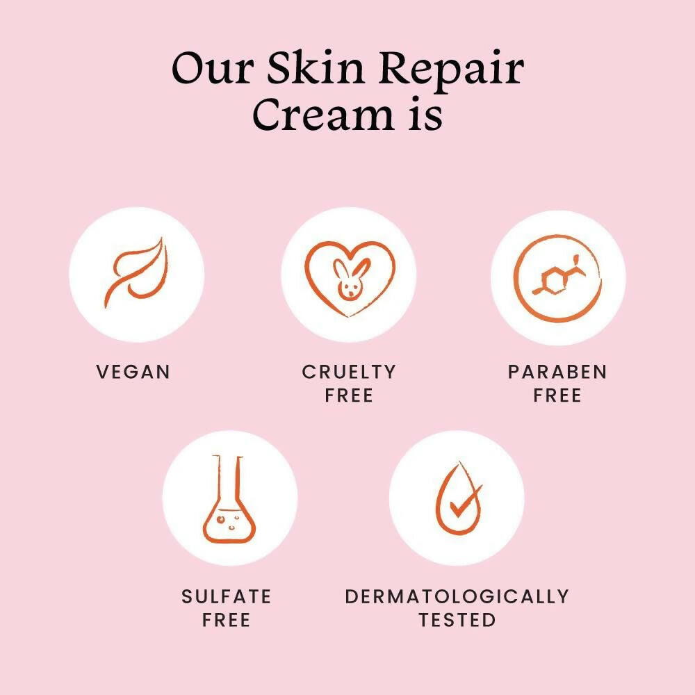 Foxtale Skin Repair Cream With Olive Leaf Extract, Provitamin B5 & Niacinamide