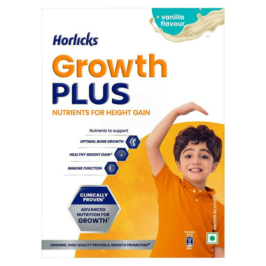 Horlicks Growth Plus Health & Nutrition Drink for Kids Faster Growth with Protein