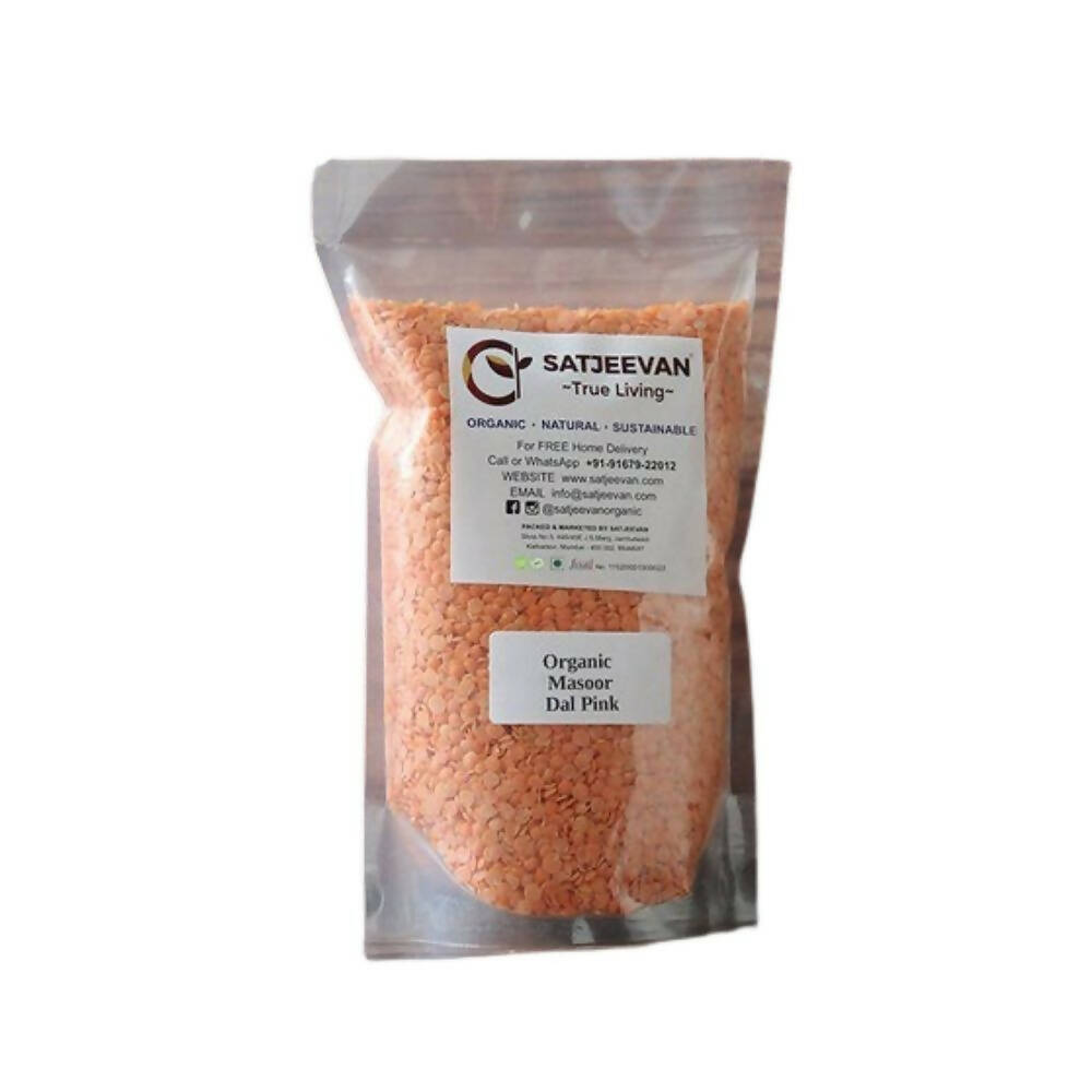 Satjeevan Organic Masoor Dal Pink