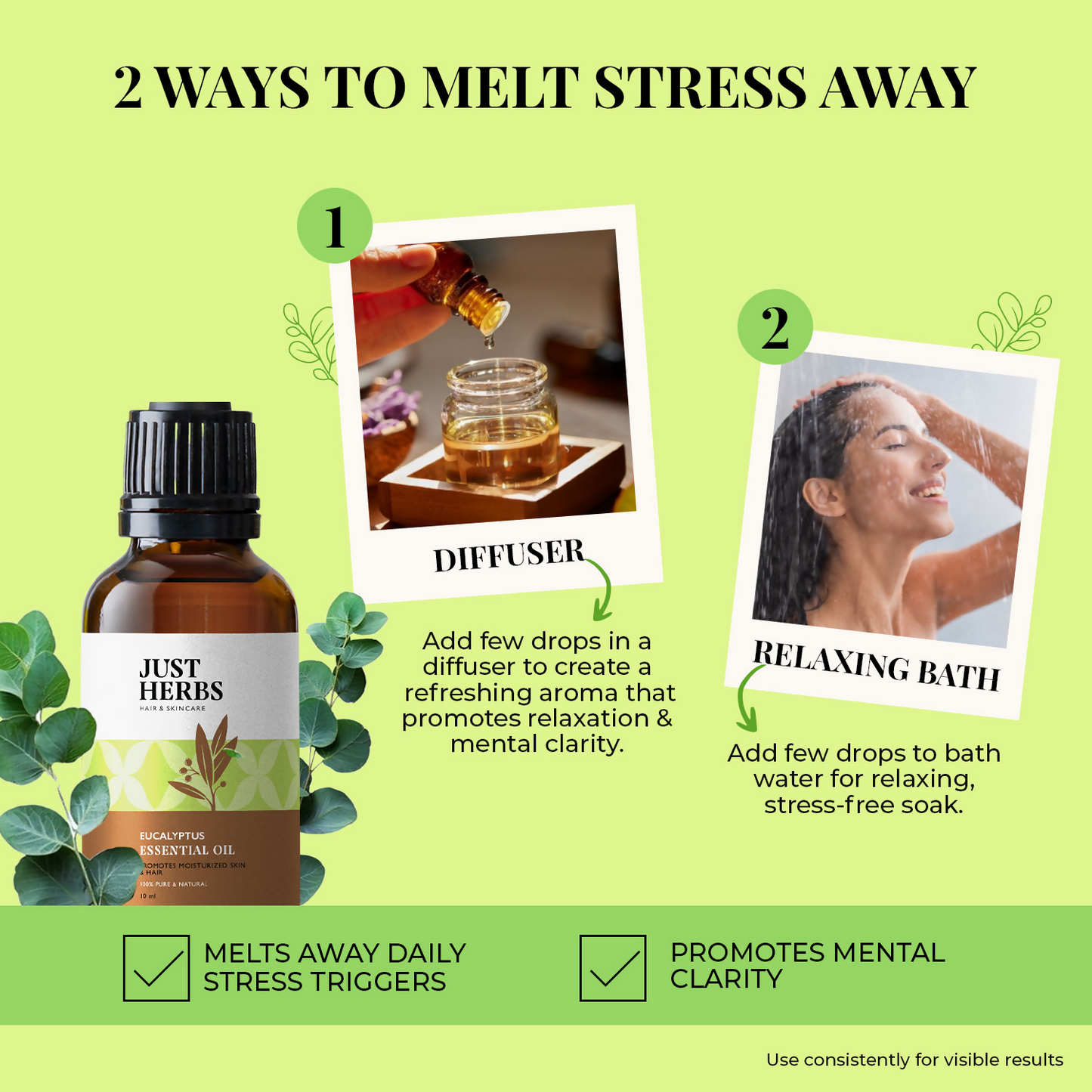 Just Herbs Eucalyptus Essential Oil