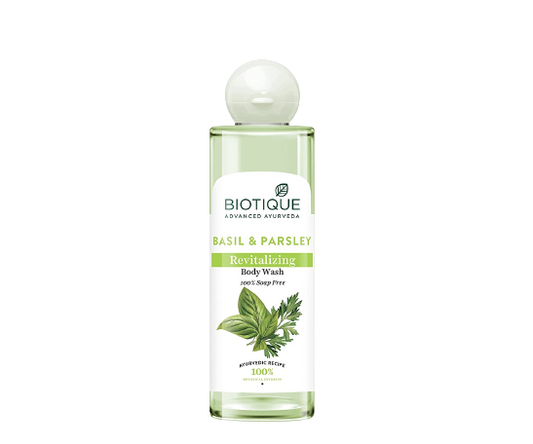 Buy Biotique Bio Basil & Parsley Revitalizing Body Wash from DrMediCart, Ship from India to USA