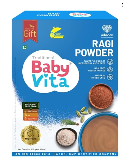 Babyvita Arbanox Ragi Powder Nutrient-Rich Blend for Little Ones