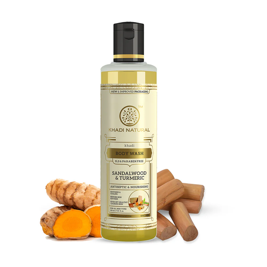 Khadi Natural Sandal & Turmeric Herbal Body Wash