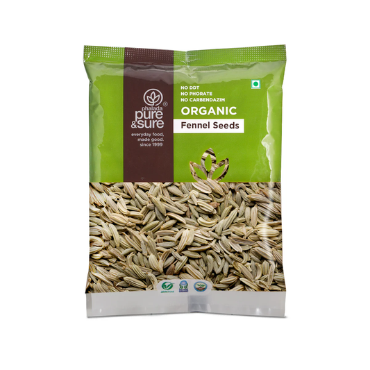 Pure & Sure Organic Fennel Seeds