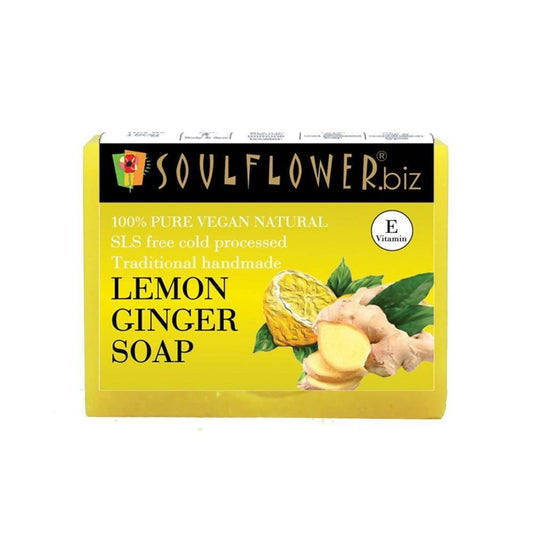 Buy Soulflower Lemon And Ginger Handmade Soap from DrMediCart, Ship from India to USA