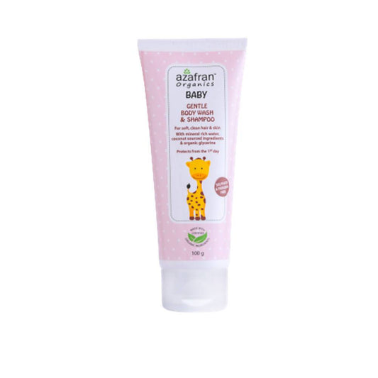 Azafran Organics Baby Gentle Body wash and Shampoo