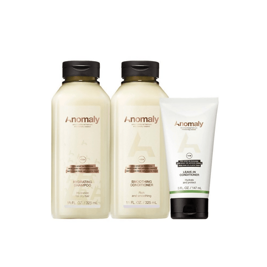 Anomaly by Priyanka Chopra Hydrating Shampoo, Smoothing Conditioner & Leave-In Conditioner Combo