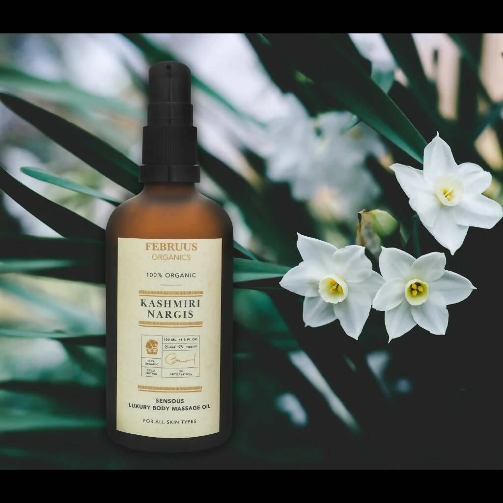 Februus Organics Kashmiri Nargis Body Oil - DrMediCart