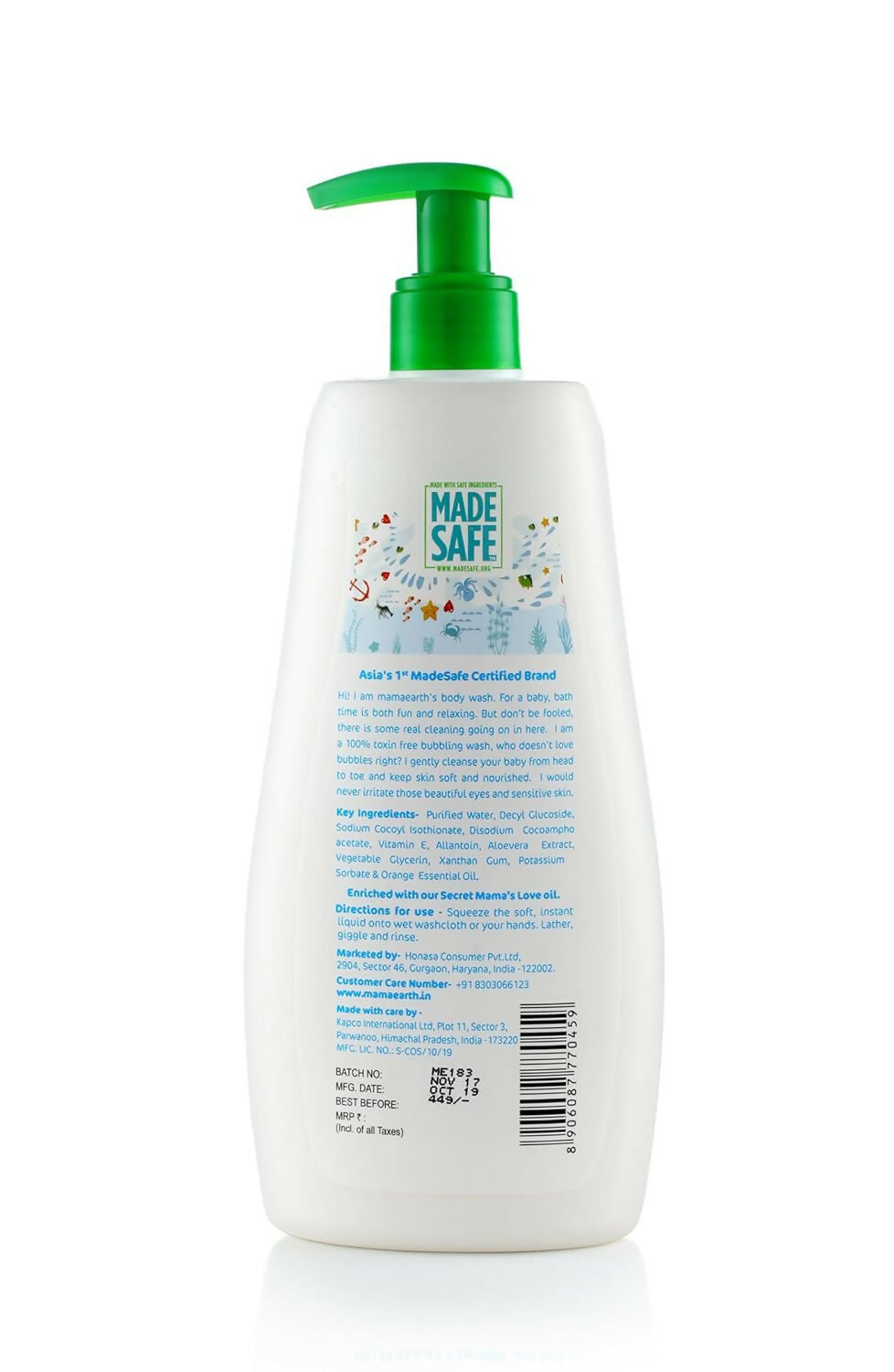 Mamaearth Gentle Cleansing Natural Baby Shampoo & Mamaearth Deeply Nourishing Natural Baby Wash