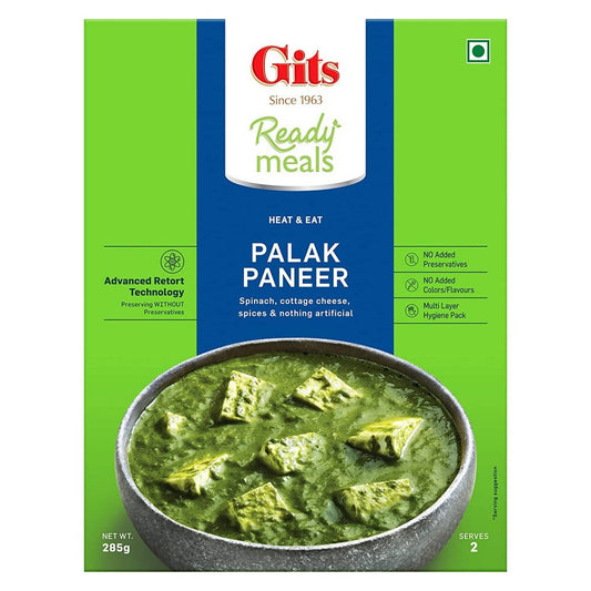 Buy Gits Ready Meals Heat & Eat Palak Paneer from DrMediCart