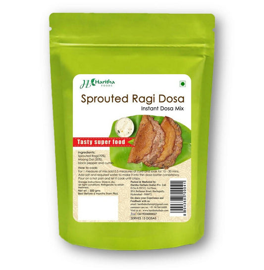 Buy Haritha Foods Instant Sprouted Ragi Dosa Mix from DrMediCart