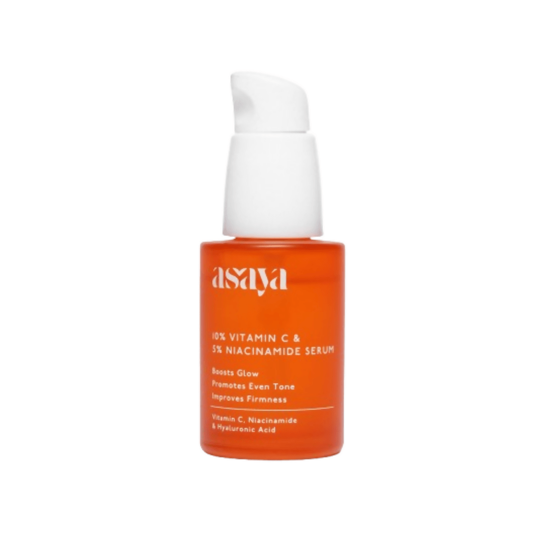 Asaya 10% Vitamin C Serum With 5% Niacinamide & Antioxidant Face Serum For Glowing Skin & Dullness