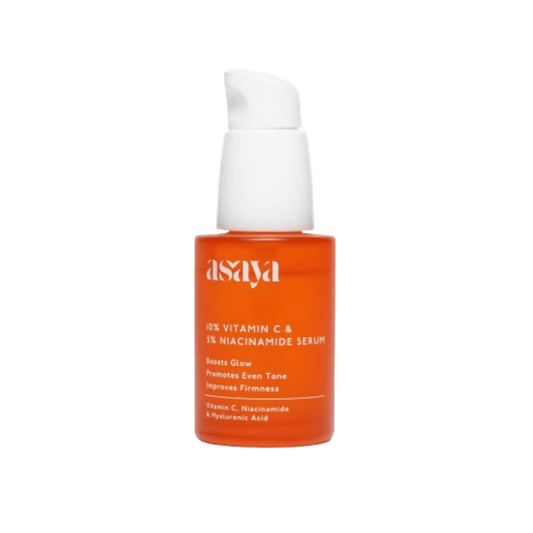Asaya 10% Vitamin C Serum With 5% Niacinamide & Antioxidant Face Serum For Glowing Skin & Dullness