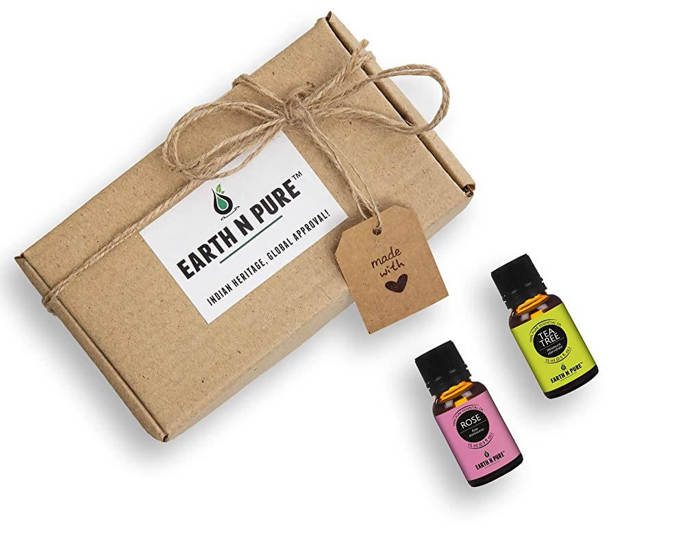 Earth N Pure Rose & Tea Tree Essential Oils