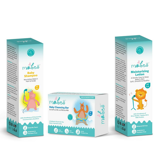 Mateo Baby Moisturizing Lotion& Cleansing Bar & Shampoo Combo