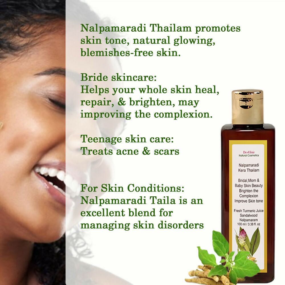 DevElixir Nalpamaradi Kera Thailam Skin Bright & Even Tone