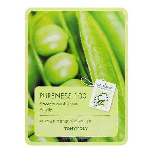 Tonymoly Pureness 100 Placenta Mask Sheet - Korean Skincare