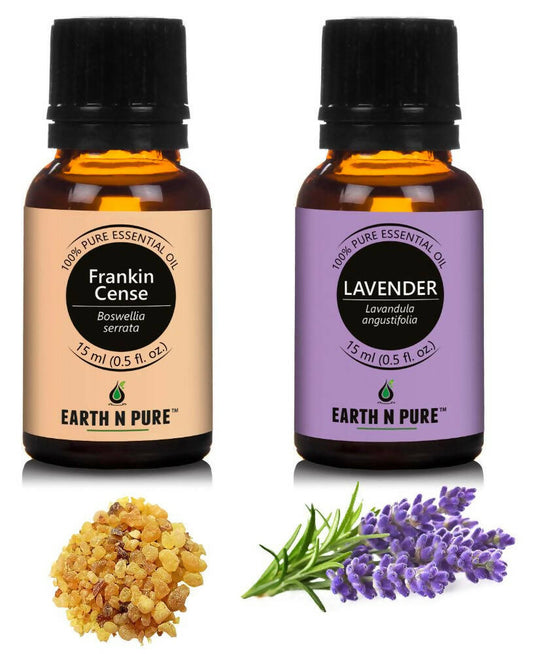Earth N Pure Essential Oils (Lavender & Frankincense) Combo