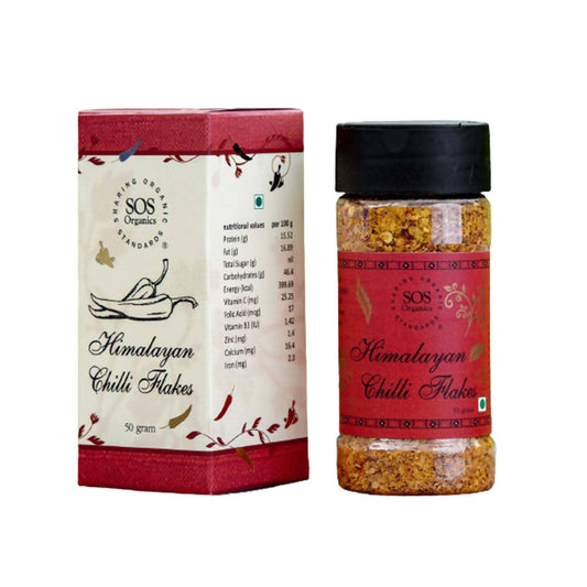 Buy SOS Organics Himalayan Chilli Flakes from DrMediCart