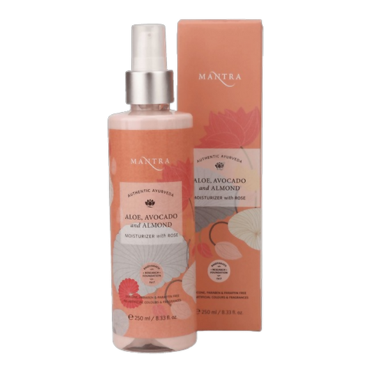 Mantra Herbal Aloe, Avocado And Almond Moisturiser With Rose