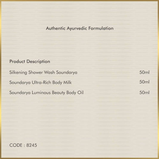 Buy Forest Essentials Soundarya Miniature Luxury Gift Box from DrMediCart, Ship from India to USA