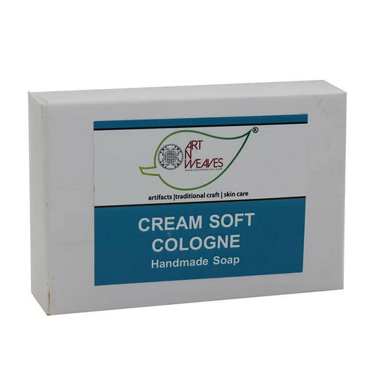 artNweaves Handmade Cream Soft Cologne Soap
