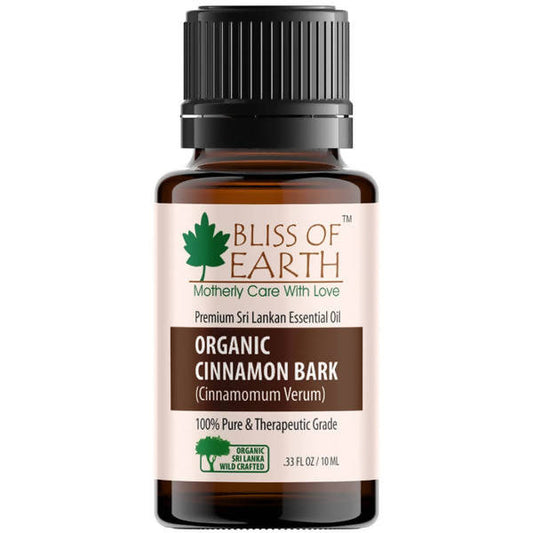 Buy Bliss of Earth Organic Cinnamon Bark Premium Sri Lankan Essential Oil from DrMediCart, Ship from India to USA