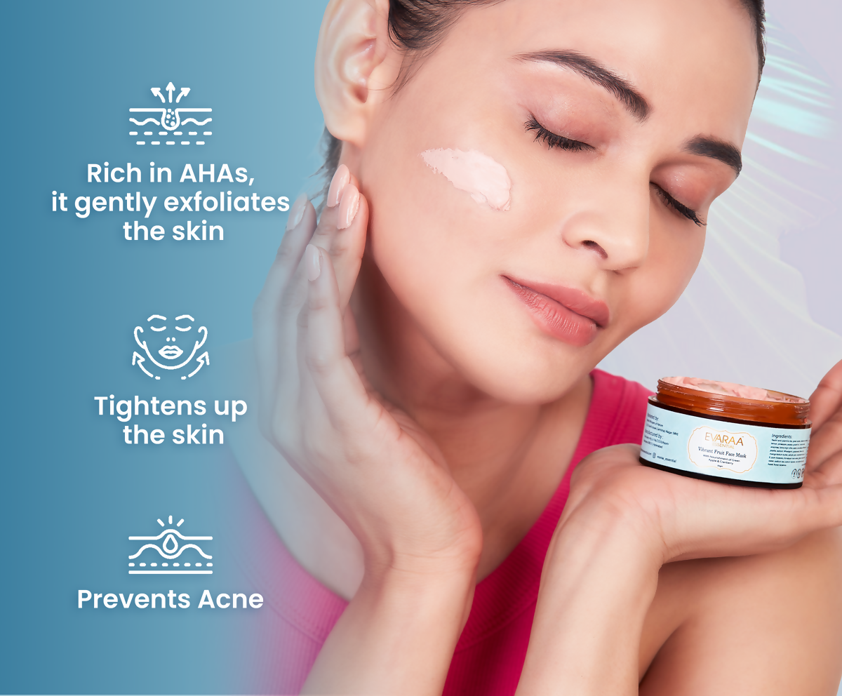 Evaraa Essential Vibrant Fruit Face Mask