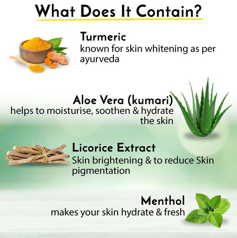 Muuchstac Herbal Skin Lightening Haldi Face Wash For Men - DrMediCart