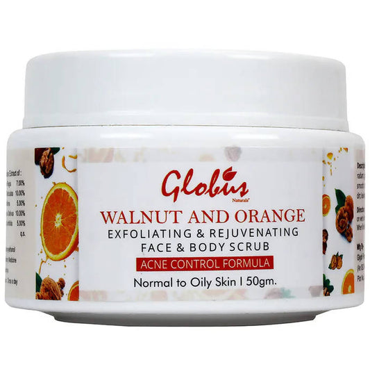 Globus Naturals Walnut & Orange Face & Body Scrub