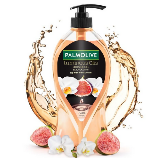 Palmolive White Orchid & Fig Oil Luminous Oils Rejuvenating, Nourishing Body Wash