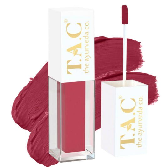 TAC - The Ayurveda Co. Liquid Matte Maroon Fantasy Lipstick