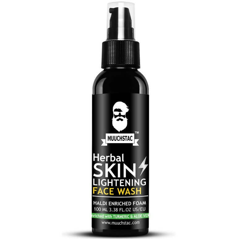 Muuchstac Herbal Skin Lightening Haldi Face Wash For Men - DrMediCart
