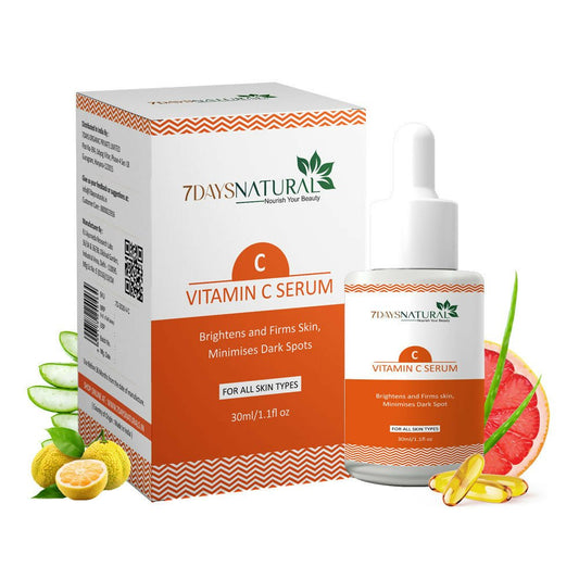 7 Days Vitamin C-Advance Radiance Booster Skin Brightening Face Glowing Serum