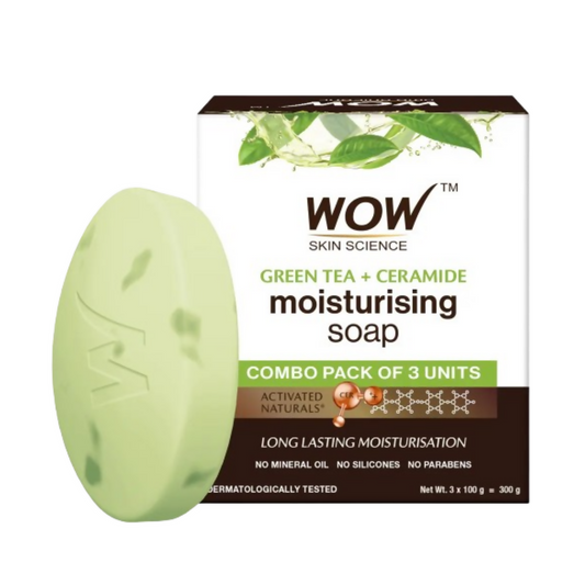 Wow Skin Science Green Tea & Ceramide Moisturizing Soap