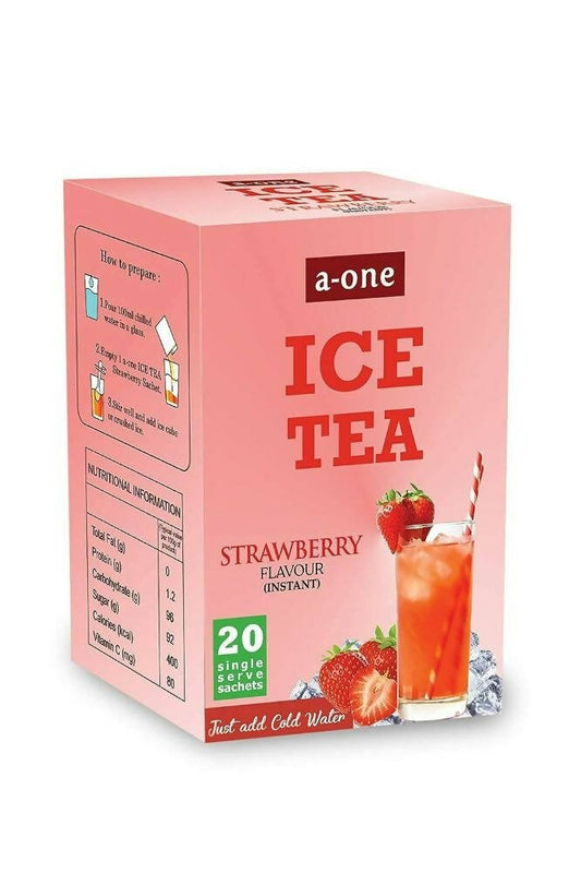 Buy A-One Ice Tea Strawberry Flavour Instant from DrMediCart