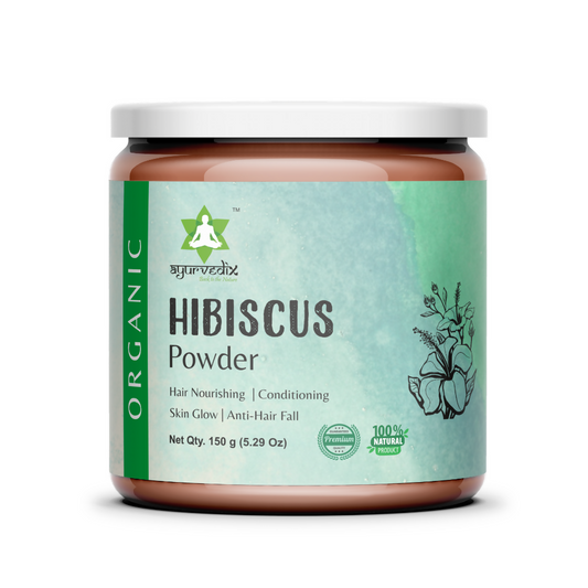 Buy Ayurvedix Organic Hibiscus Flower Powder from DrMediCart, Ship from India to USA