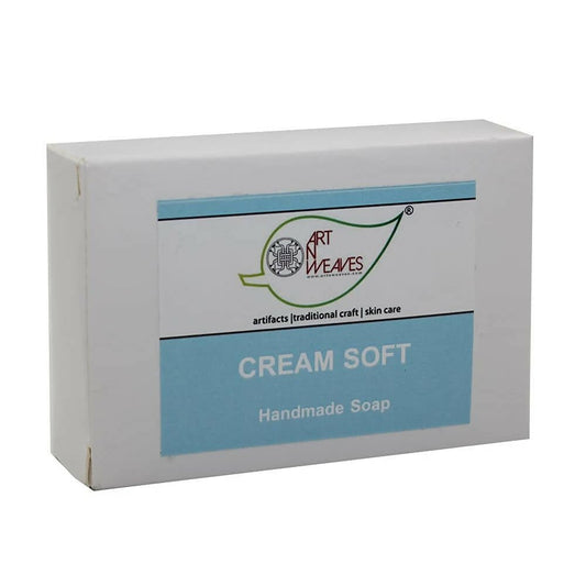 artNweaves Cream Soft Handmade Soap