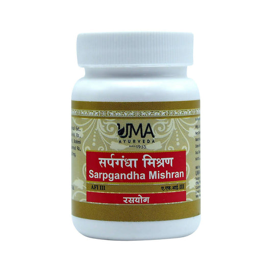 Uma Ayurveda Sarpgandha Mishran Tablets