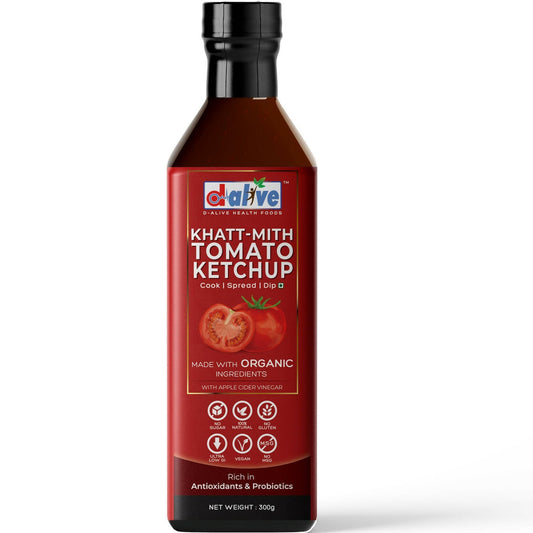 Buy D-Alive Khatt-Mith Tomato Ketchup from DrMediCart, Ship from India to USA