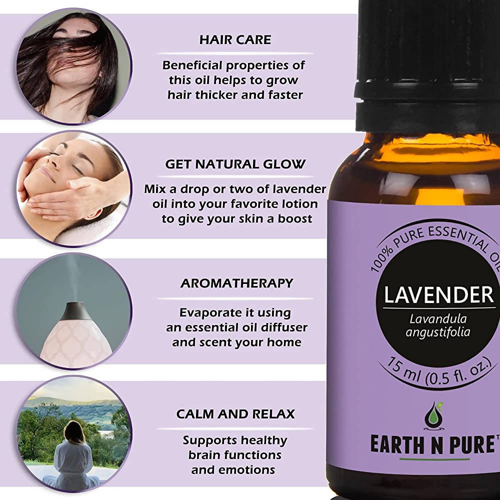 Earth N Pure Essential Oils (Tea Tree, Lavender & Rosemary)
