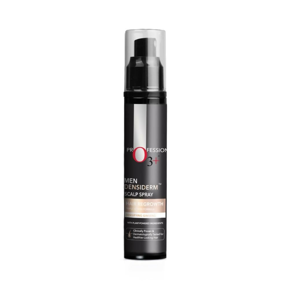 Professional O3+ Men Densiderm Hair Growth Scalp Serum Spray For Anti Hair Loss With Ginseng