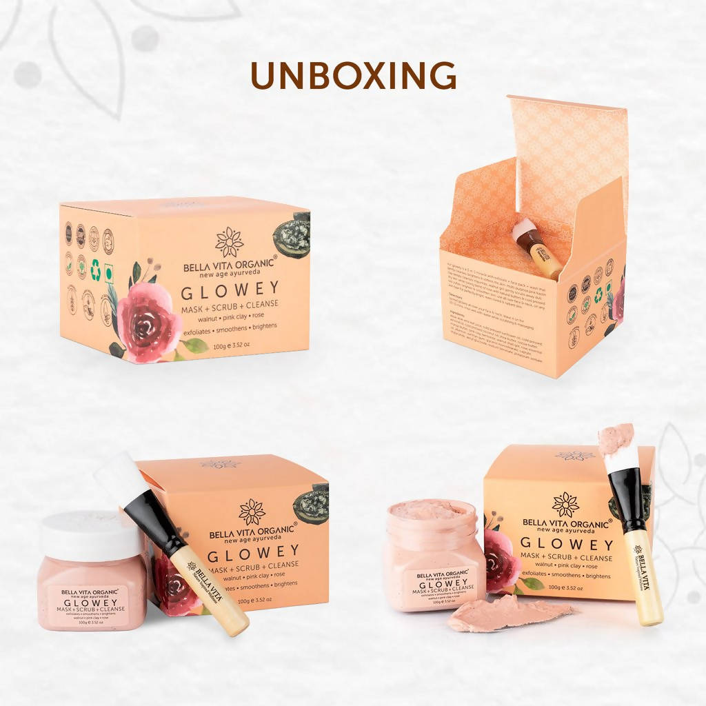 Bella Vita Organic New Age Ayurveda Glowey Mask + Scrub + Cleanse online